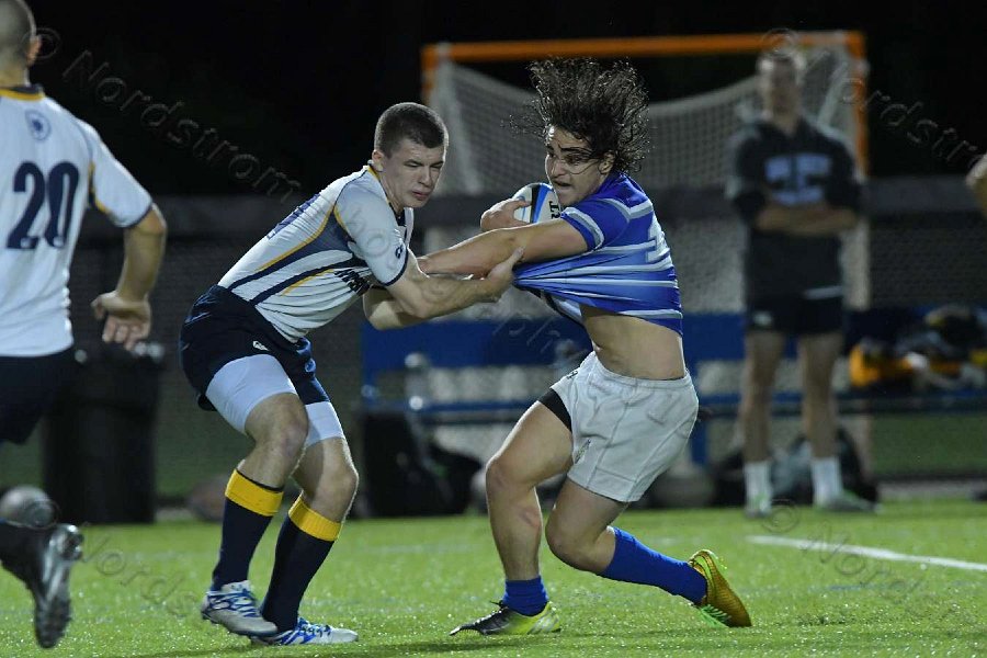 Wheaton Men\'s Rugby vs Mass Maritime.  Photo by Keith Nordstrom